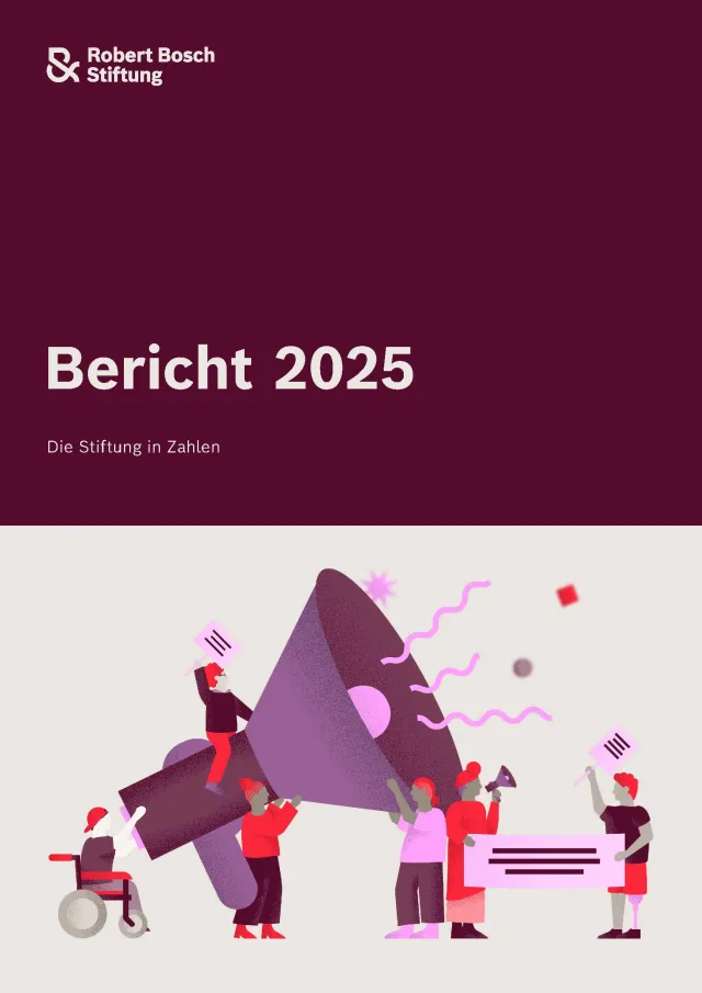 Cover Jahresbericht 2025 mit Illustration
