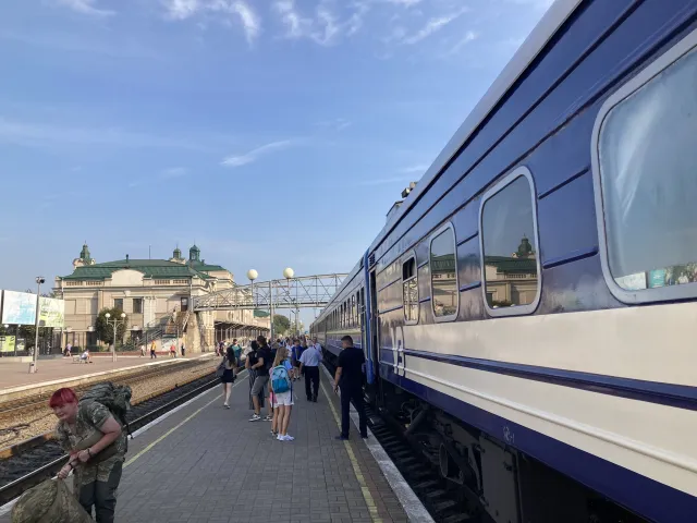 Die ukrainische Bahn