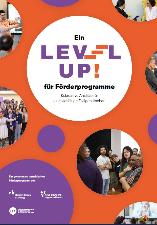 Cover Level up! Broschüre