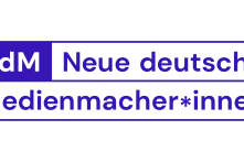 Blaues Logo von NdM