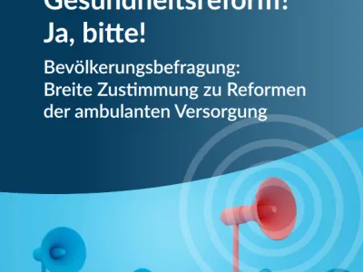 Cover der Broschüre "Gesundheitsreform- Ja bitte"