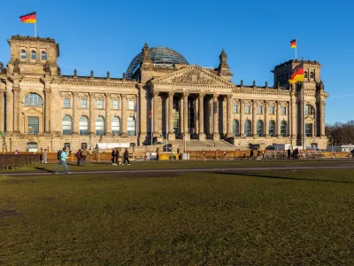 Das Reichstagsgebäude in Berlin