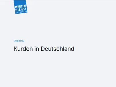 Cover der Publikation "Kurden in Deutschland"