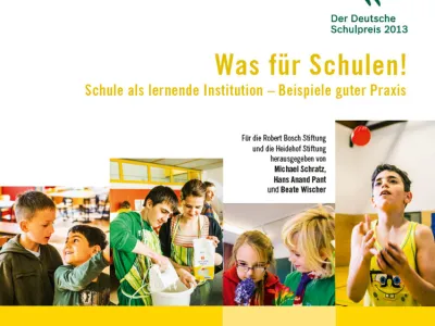 Broschüre Schulpreis 2013 Was für Schulen Cover