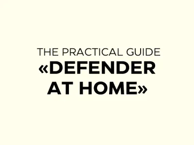 Cover of the publication "Defender at home"_600x800.png