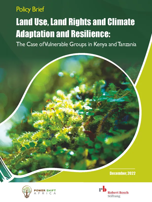PSA Policy Brief land-use-resilience cover