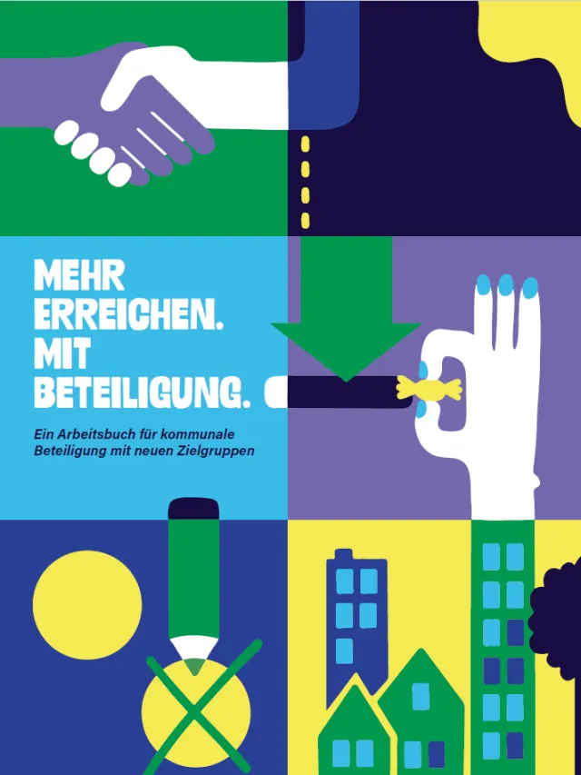 Publikation Cover Arbeitsbuch Bürgerbeteiligung