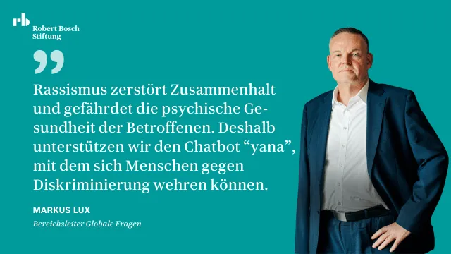 Markus Lux - Statement gegen Rassismus