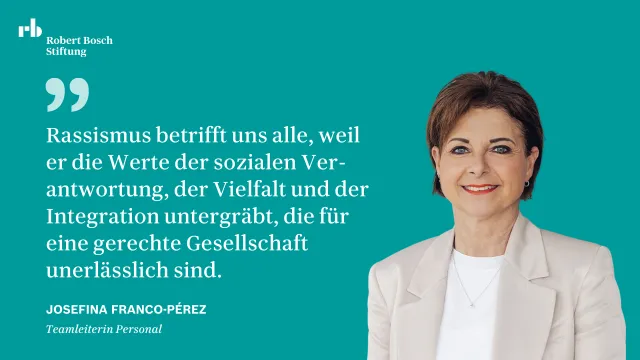 Josefina Franco-Pérez - Statement gegen Rassismus