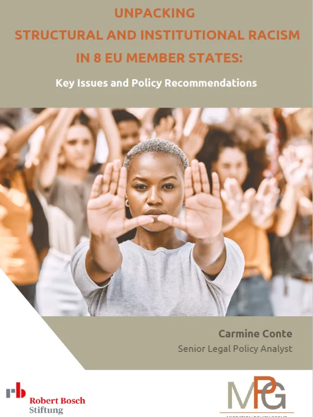 Studie Migration Policy Group zu strukturellem Rassismus