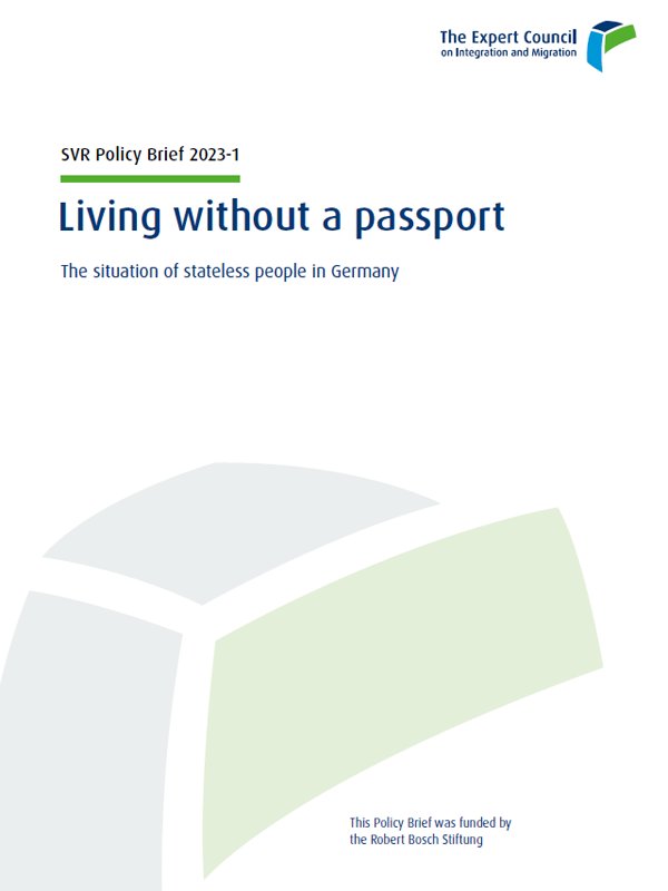 Cover of the publikation living without a passport