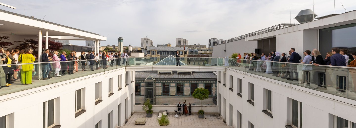 Inner courtyard of the Robert Bosch Stiftung, Französische Straße, Berlin
