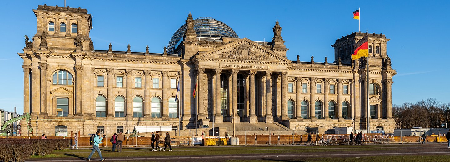 Building of the German Bundestag in Berlin